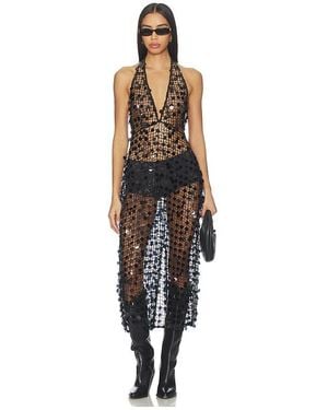black ruched asymmetric maxi dress with drape Akeeva Ruched Asymmetric One-Shoulder Maxi Dress in Black