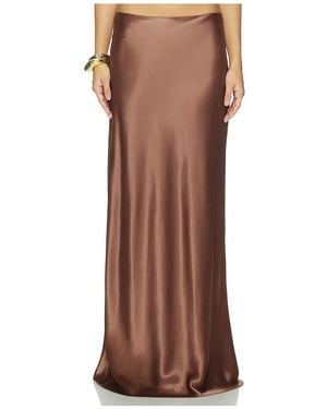 SRG Quinn Maxi Skirt - Brown