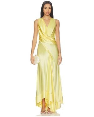 Acler Eastoncroft Maxi Dress - Yellow