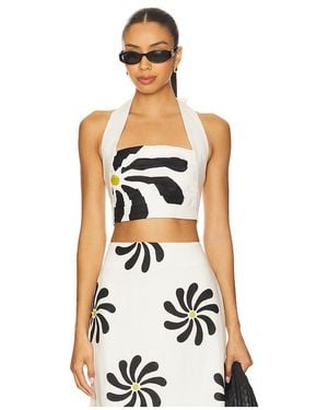 Cala De La Cruz Ärmelloses Oberteil Fiji - Weiß