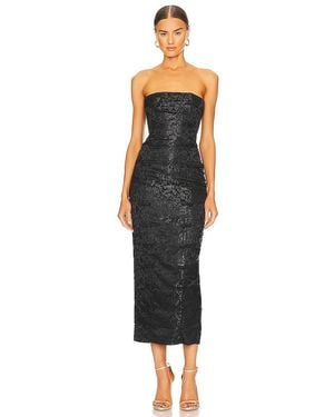 SAU LEE Jennifer Dress - Black