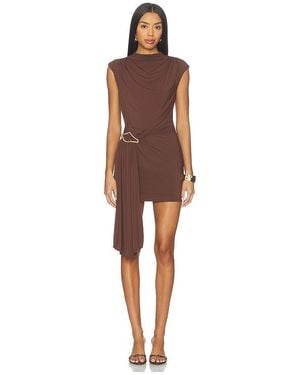 Nbd Vestido Nicolette En Color Chocolate Talla (También En Xs, Xxs, S, M) - Multicolor