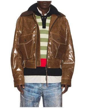 ANDERSSON BELL Mikoos 26 Bomber Jacket - Brown