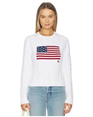 Polo Ralph Lauren Cotton Crewneck Pullover Jumper - White