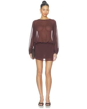 ALL THE WAYS Brecken Mini Dress - Red