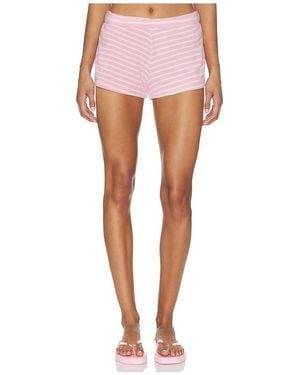 LoveShackFancy Veluna Short - Pink