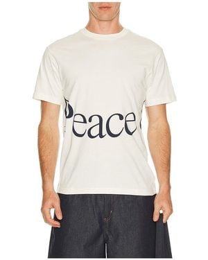 Museum of Peace & Quiet Jumbo Wordmark T-Shirt - White