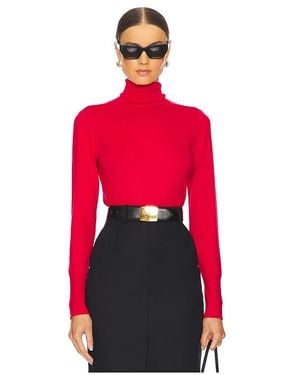 L'Agence 'Agence Flora Turtleneck Top - Red