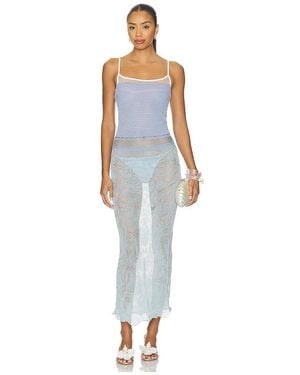 Roberta Einer Delicate Maxi Dress - White