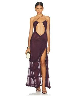Jaded London Fatale Maxi Dress - White