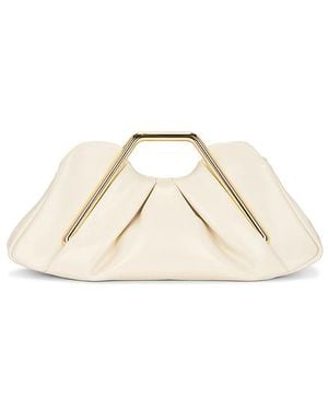 JW PEI Clutch Mit Rahmen Aus Metall Lila - Natur