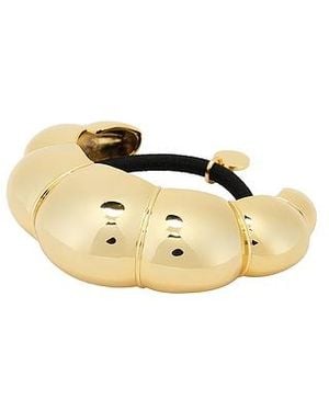 Lelet Glossy Croissant Pony Cuff - Metallic