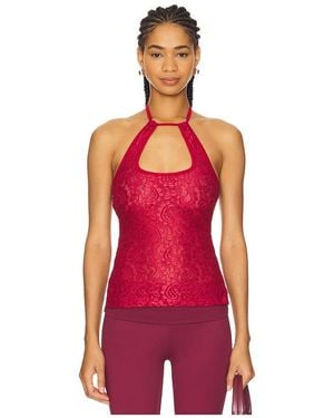 Amelie Teje Neckholder-Top Kiss Kiss - Rot