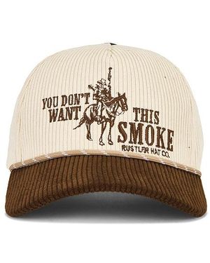 Rustler Hat Co. You Don'T Want This Smoke Trucker - Natural
