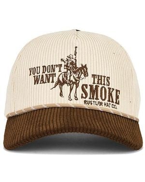 Rustler Hat Co. You Don'T Want This Smoke Trucker - Natural