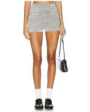 MAJORELLE Estelle Knit Shorts - White
