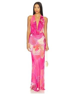 Runaway the Label Lexie Maxi Dress - Pink