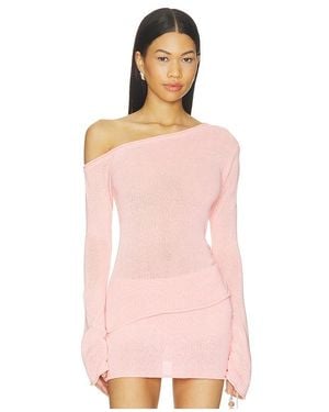 Lovers + Friends Adilen Off The Shoulder Top - Pink