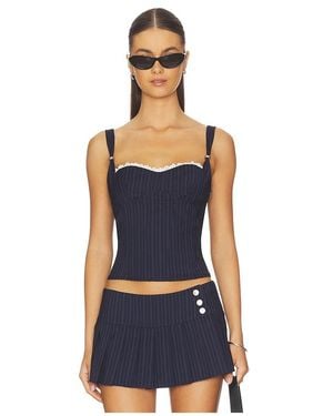I.AM.GIA Marrion Corset Top - Blue