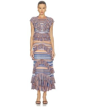 Ulla Johnson Raina Ruffle Knit Dress - White