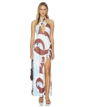 Seven Wonders Kamilla Keyhole Twist Maxi Dress - White