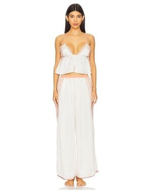Free People Loungewear-Set Intimately Fp Anywhere With You - Weiß