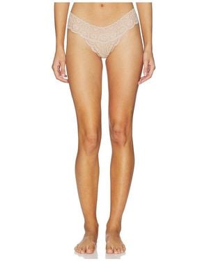 Commando Tulip Tanga Panty - White