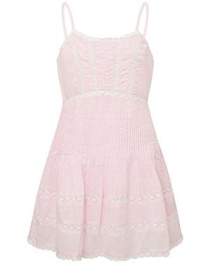 LoveShackFancy Tween Havrea Dress - Pink