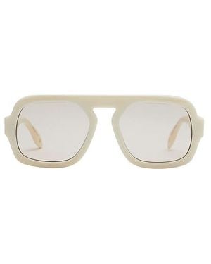 Elisa Johnson Jane Sunglasses - White