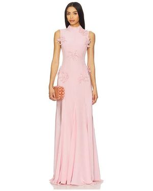 La Fuori Backless Maxi Dress - Pink
