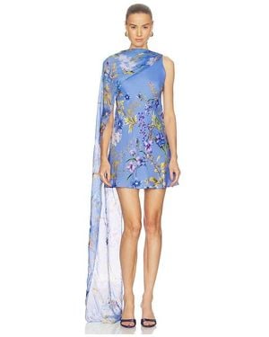 Hemant & Nandita Sash Mini Dress - Blue