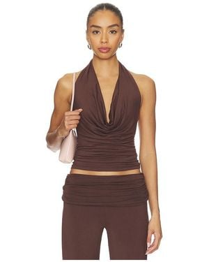 Nia Declan Top - Brown