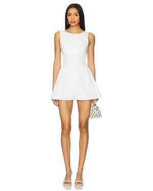 Amanda Uprichard Bellini Romper - White