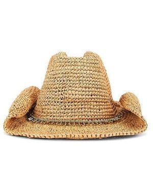 Flora Bella Kendra Lux Cowboy Hat - Natural