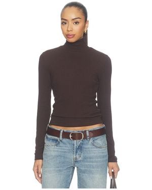 Velvet By Graham & Spencer Helms Turtleneck Top - Black