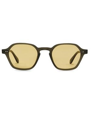 Garrett Leight Sonnenbrille - Grün