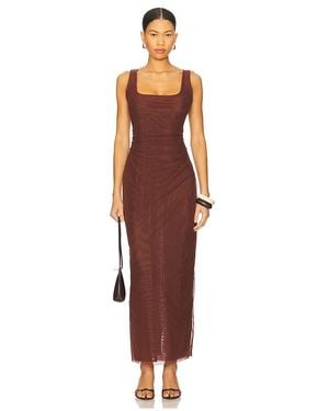 SIR. Jacques Twist Midi Dress - Red