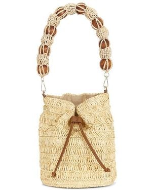 BTB Los Angeles Tessa Bucket Bag - Natural