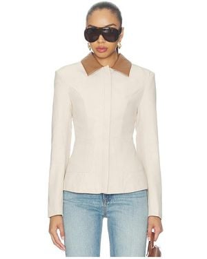 ALL THE WAYS Cynthia Zip Up Jacket - Blue