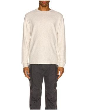 FRAME Longsleeve Duofold Crew - Natural