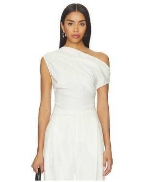 The Sei Off Shoulder Top - White