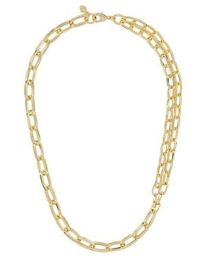 Roxanne Assoulin The Paperclip Double Chain Necklace - Multicolour