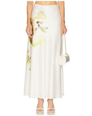 Acler Soroba Maxi Skirt - White