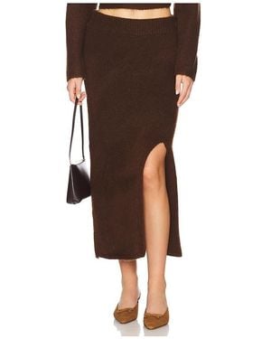 Astr Sinsa Skirt - Brown