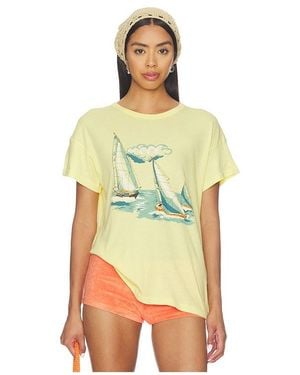 The Great The Boxy Crew With Sailing Boats Graphic - Yellow