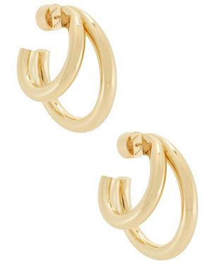 Jennifer Fisher Double Lilly Micro Huggies - Metallic