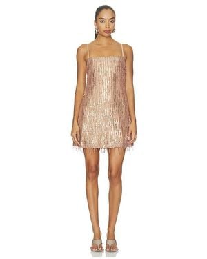 With Harper Lu Shift Mini Dress - Natural