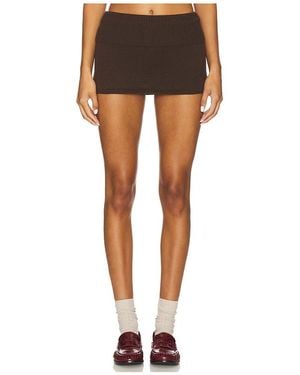 Frankie's Bikinis Briar Cloud Knit Skort - Black