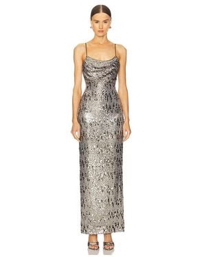 Line & Dot Kleid Cache - Weiß