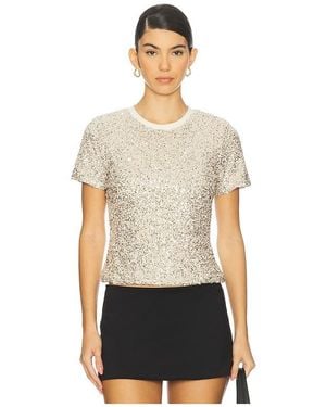 Never Fully Dressed Sequin T-Shirt - Metallic